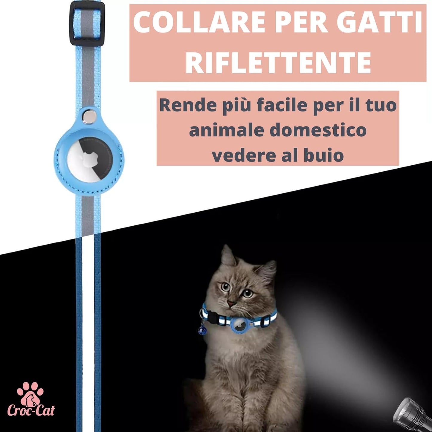AirTag GPS Cat Collar