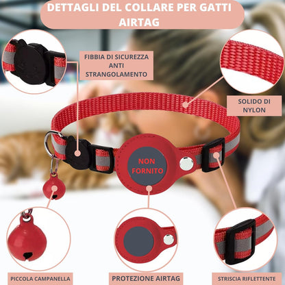 AirTag GPS Cat Collar
