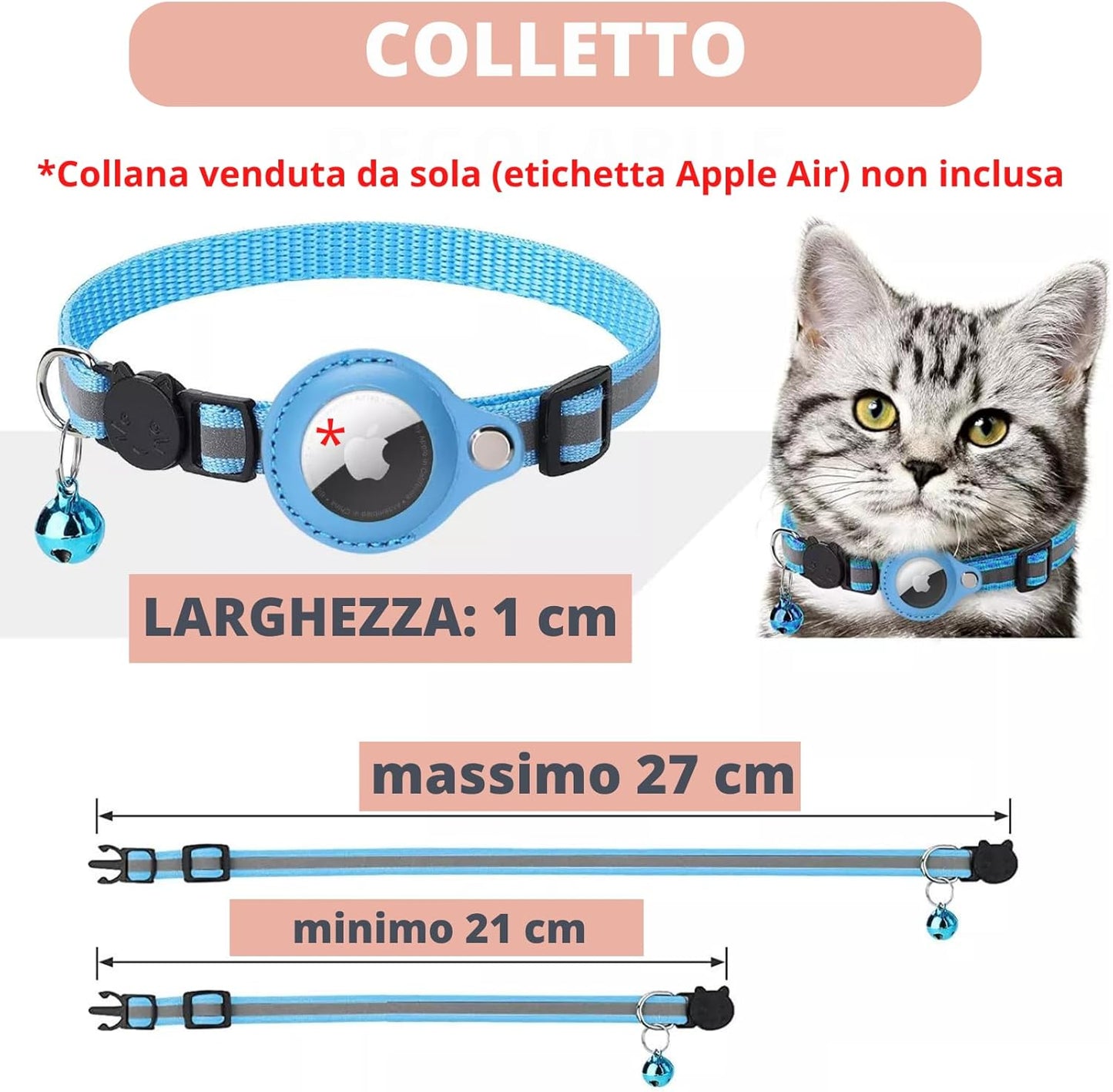 AirTag GPS Cat Collar
