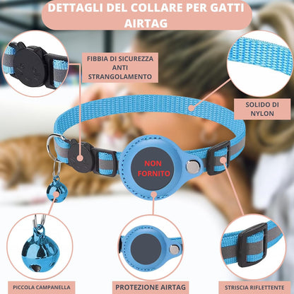 AirTag GPS Cat Collar