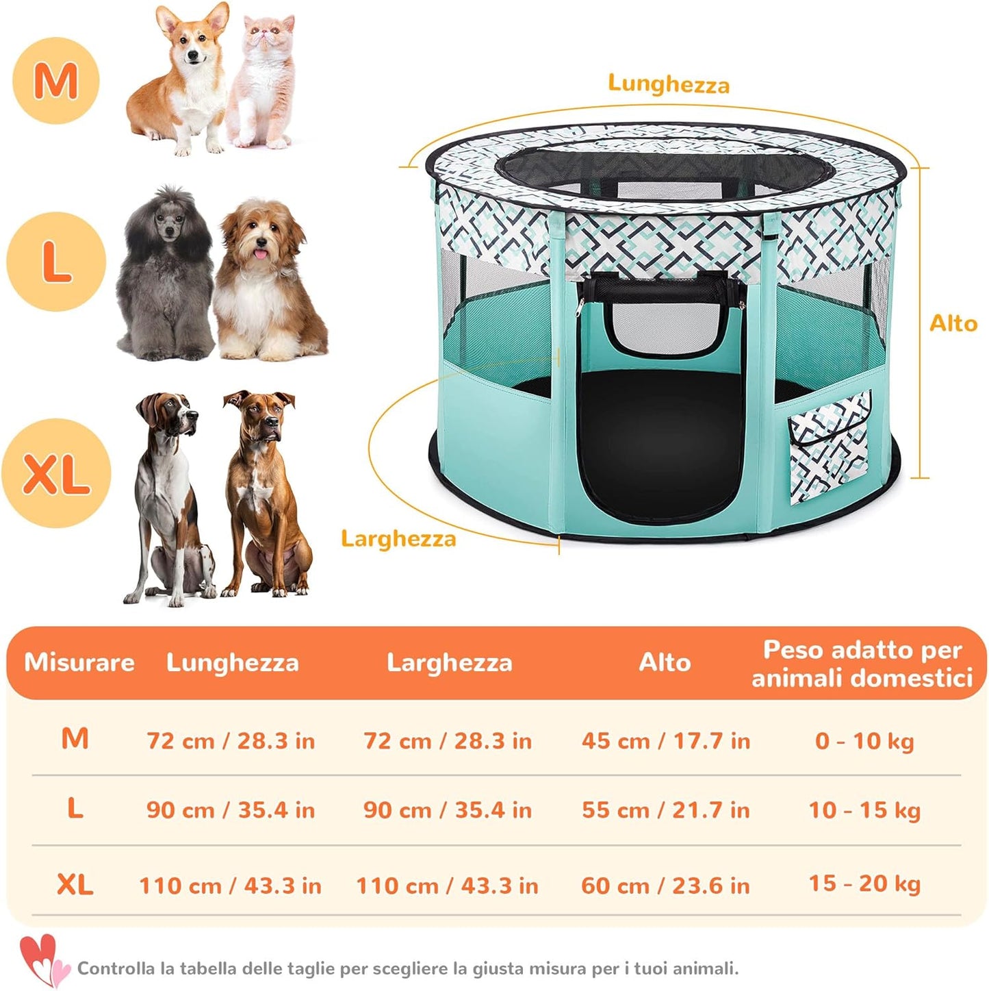 Recinto Portatile Animali